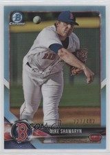 2018 Bowman Draft Chrome Sky Blue Refractor 227/402 Mike Shawaryn #BDC-101 0o69
