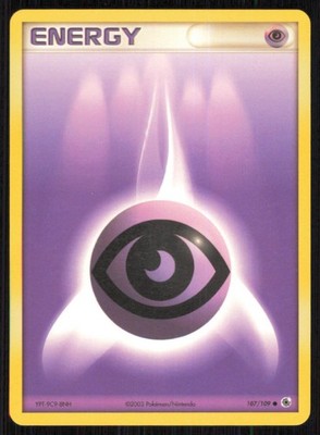 Psychic Energy 107/109 Common Ruby & Sapphire Pokemon Moderately Played