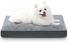 Dog Crate Bed Waterproof Deluxe Plush Dog Beds with Removable Washable Cover
