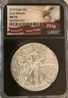 2018 $1 AMERICAN SILVER EAGLE NGC MS70 Early Release LABEL 1 oz .999 Fine Silver