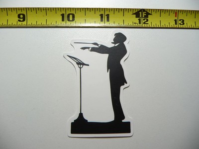 CONDUCTOR MAESTRO MUSIC PERFORMANCE SMALL STICKER DECAL BAND CONCERT MUSICAL