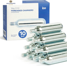 ICO CO2 cartridge 16g C02 Cartridges Threaded For 10 Count
