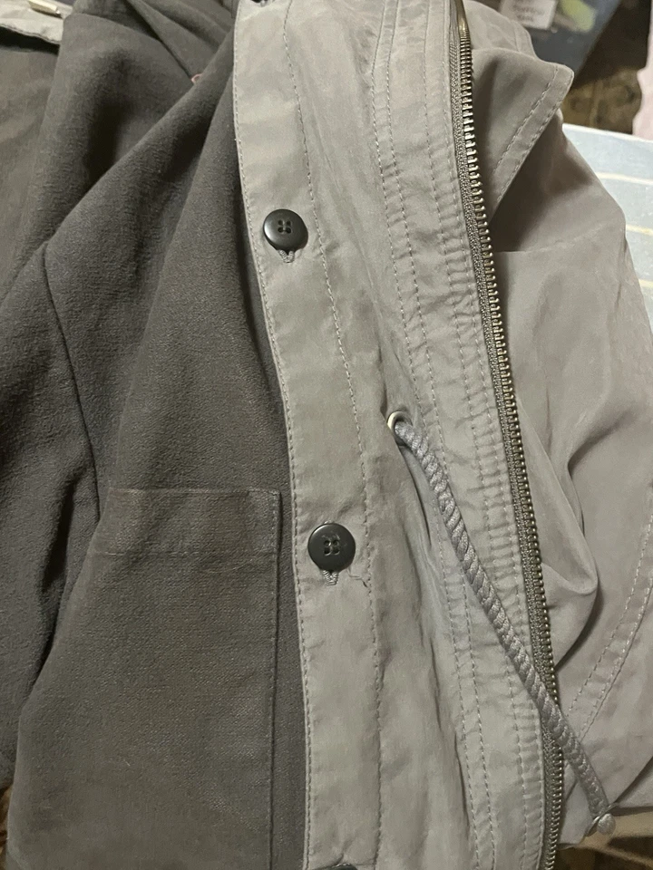 LONDON FOG Men's Taupe Barn Coat size Small (36R) Lined Jacket Car Coat - Image 4 of 4