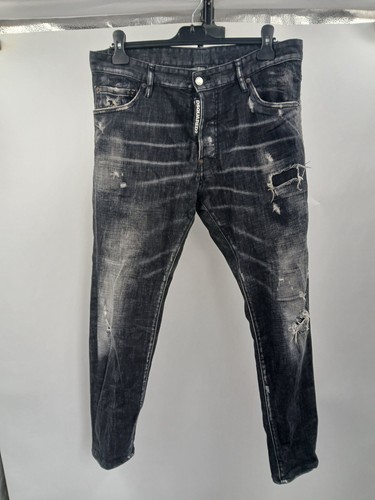 DSQUARED2 Cool Guy Jeans Distressed Black Size 52 W35 L28
