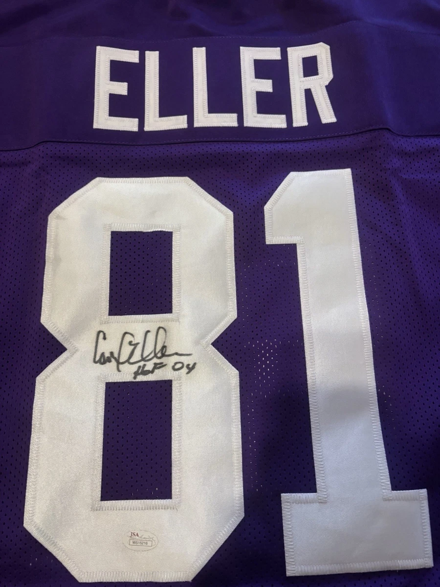Carl Eller Minnesota Vikings NFL Original Autographed Jerseys for