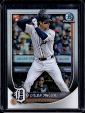 2025 Bowman Chrome Dillon Dingler Red RC Variation Rookie #41 Tigers