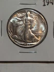 1942 P Uncirculated Walking Liberty Silver Half Dollar