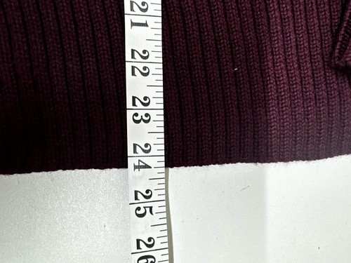 Women’s White Stuff Jumper Size 14 Dark Purple Cable Knit Wool Blend EC - Picture 9 of 19