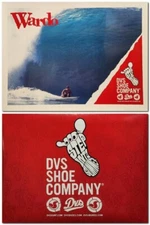 DVS 2006 Chris Ward 2 Sided Surf promotional poster Flawless New Old Stock