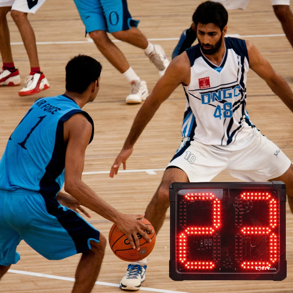 Led Seconds Countdown Clock Counter Digital Electronic Basketball Shot Clock - Image 4 of 4