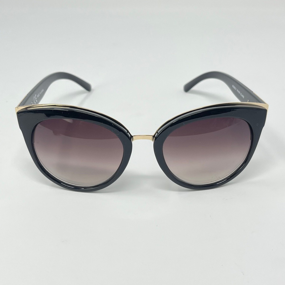 River Island Sunglasses Black Gold Oversize Womens Ladies Not