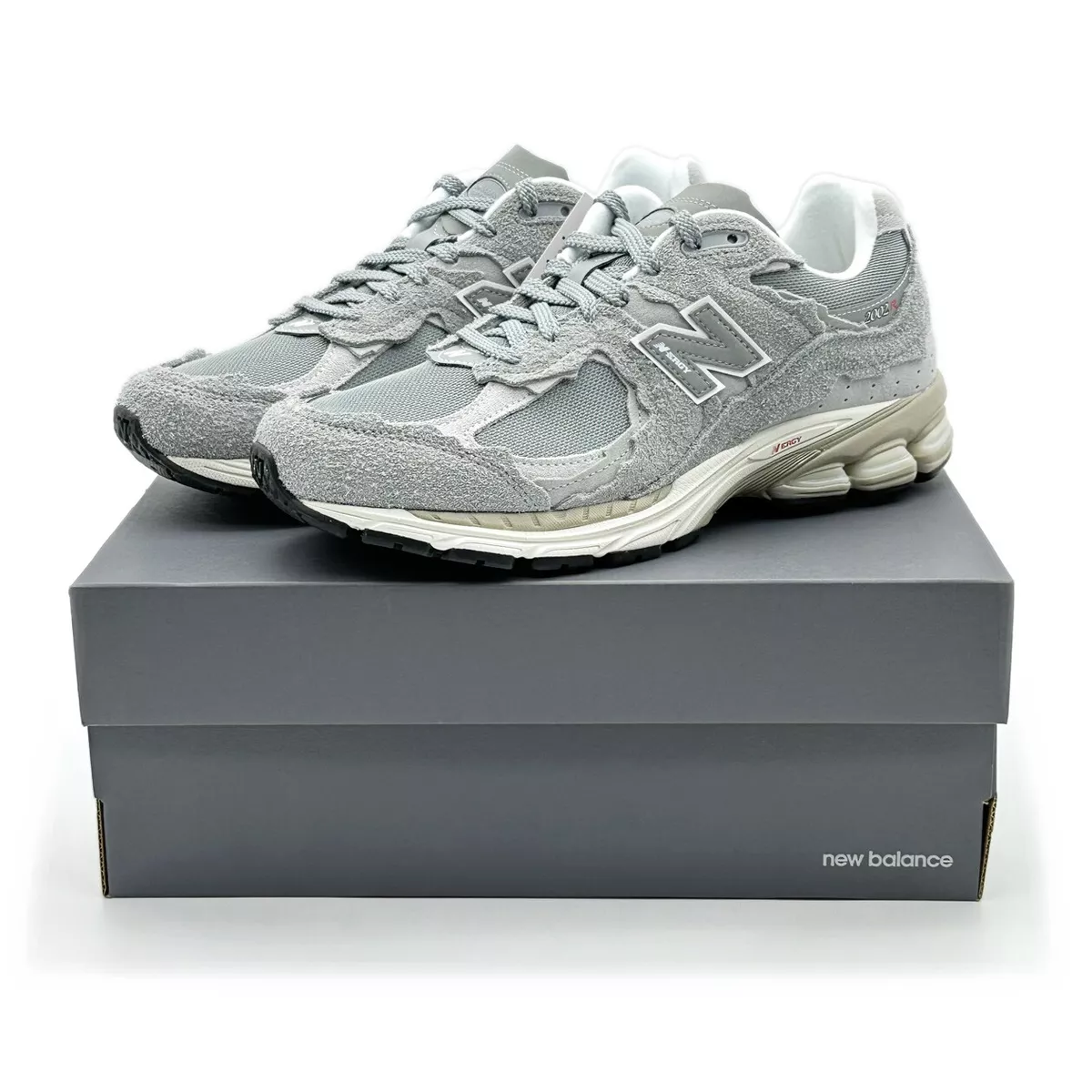 M2002RDM New Balance 2002R Protection Pack Gray Light Grey White Beige  (Men's)