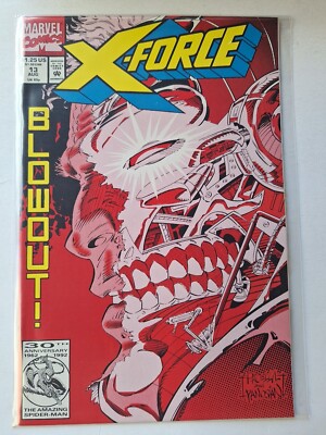 *X-Force* #13 Hi-Grade Rare Marvel Comics 1992 Nm Featuring Cable + Domino