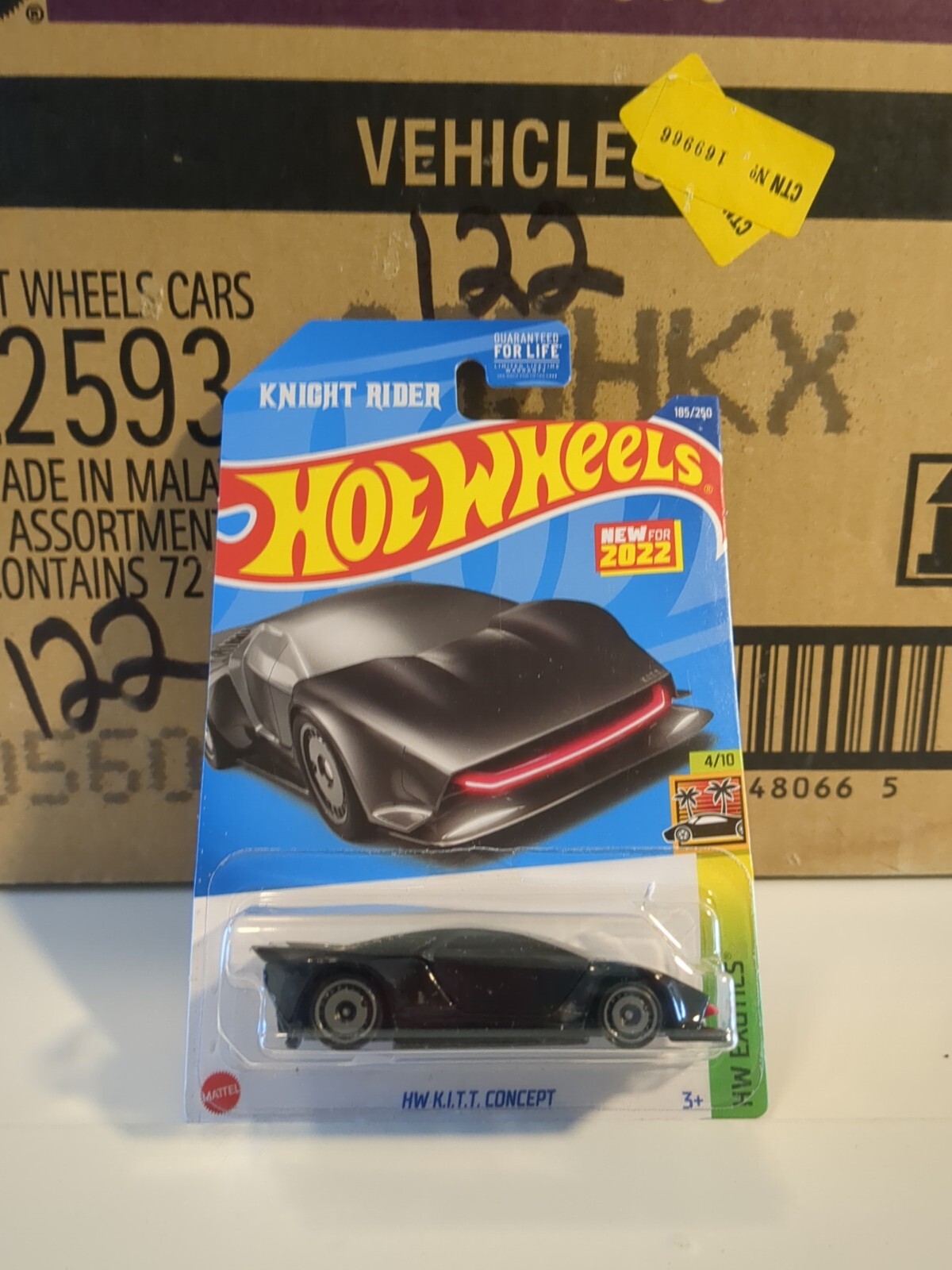 2022 Hot Wheels Knight Rider HW K.I.T.T. KITT Concept HW Exotics 185/250 NIP