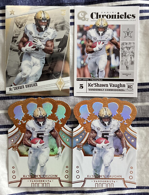 2020 Chronicles Draft Ke'Shawn Vaughn Lot RC Vanderbilt Tampa Bay Buccaneers