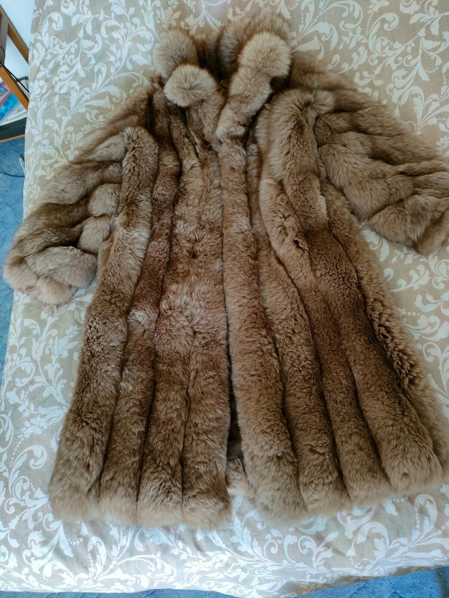 manteau de fourrure renard eBay
