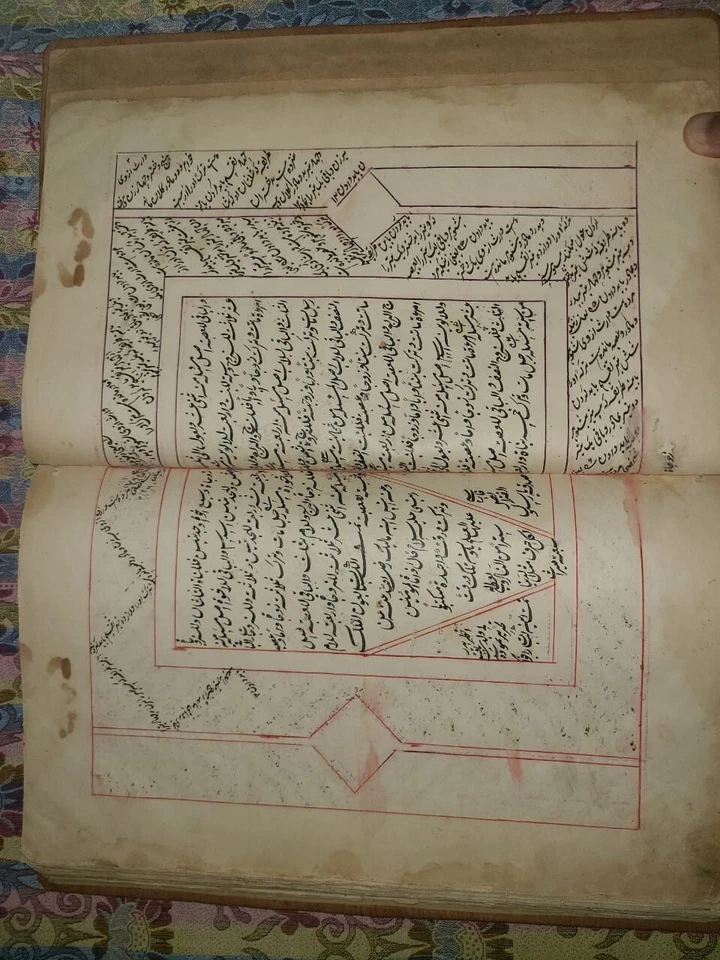 Handwritten Antique Arabic manuscript Completed  - Image 3 of 4