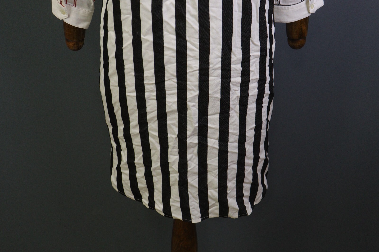 Vilagallo Multicolor Striped Button Down Rayon A-… - image 14