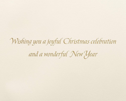 Papyrus Boxed Christmas Cards with Envelopes Joyful Christmas and Wonderful New - Picture 3 of 8
