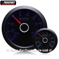52mm Prosport Vw Red Needle Turbo Boost Gauge Psi Vw Golf Mk4 Mk5 Gti 1.8t 20vt