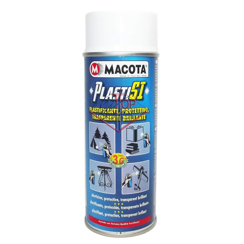 Impermeabilizzante Spray Macota *PlastiSi* Plastificante Protettivo Trasparente