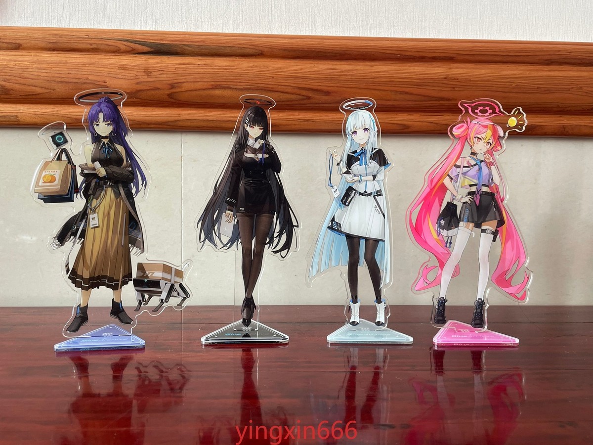アクスタ+フィギュア Blue Archive Yuuka Noa Rio Koyuki Anime Acrylic Stand Figure
