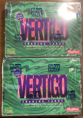 TWO Factory Sealed 1994 Skybox Vertigo Trading Card Boxes Look for Death Skydisc