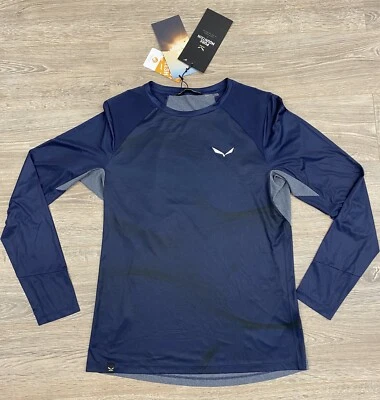 Salewa Women’s Seceda Long Sleeve Top Blue Size 10 Medium - Image 1 of 3