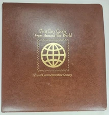 128 First Day Covers From Around The World  Postal Commemorative Society Book