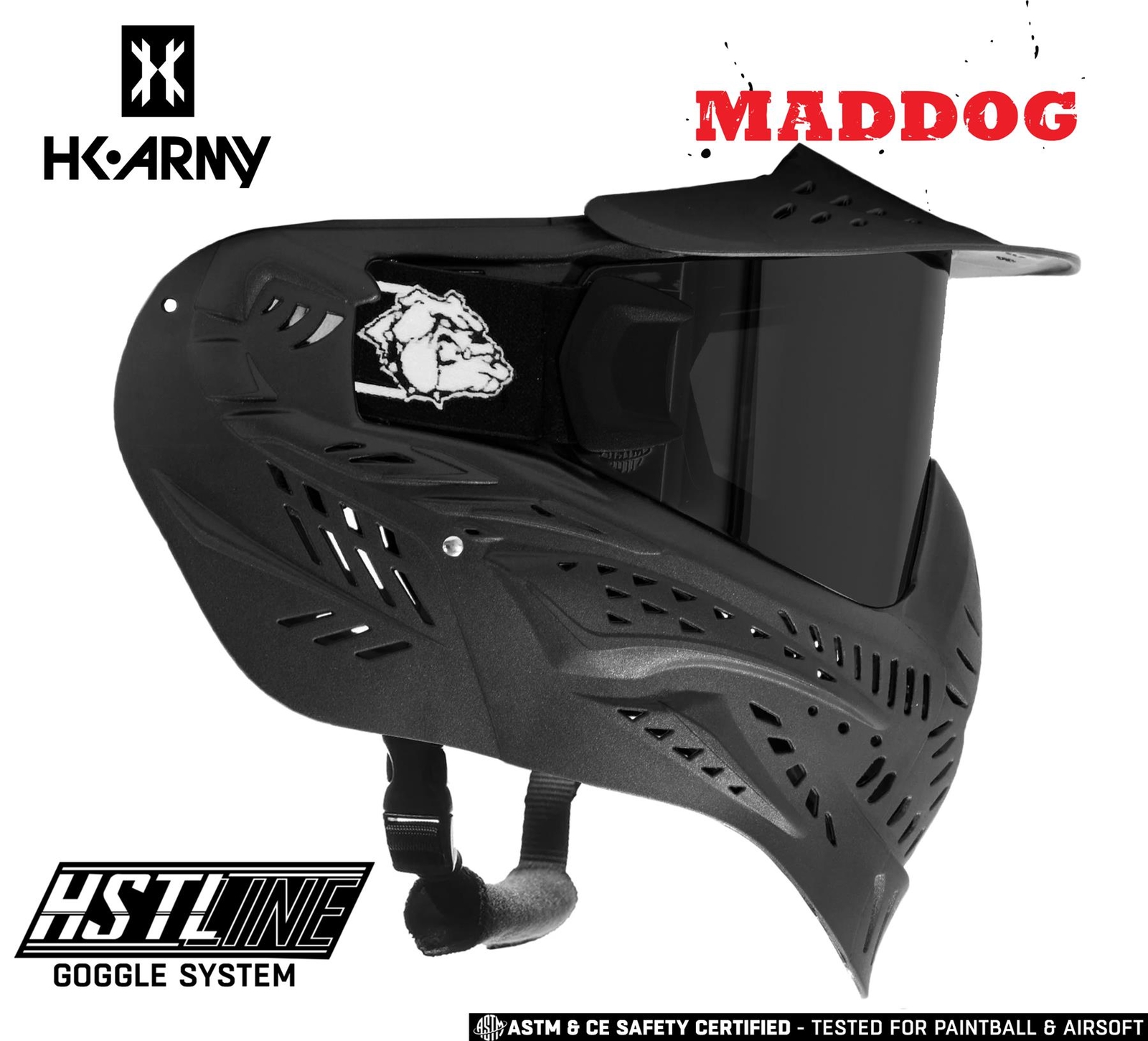 Maddog HK Army HSTL Paintball Mask Airsoft Goggle w/ Thermal