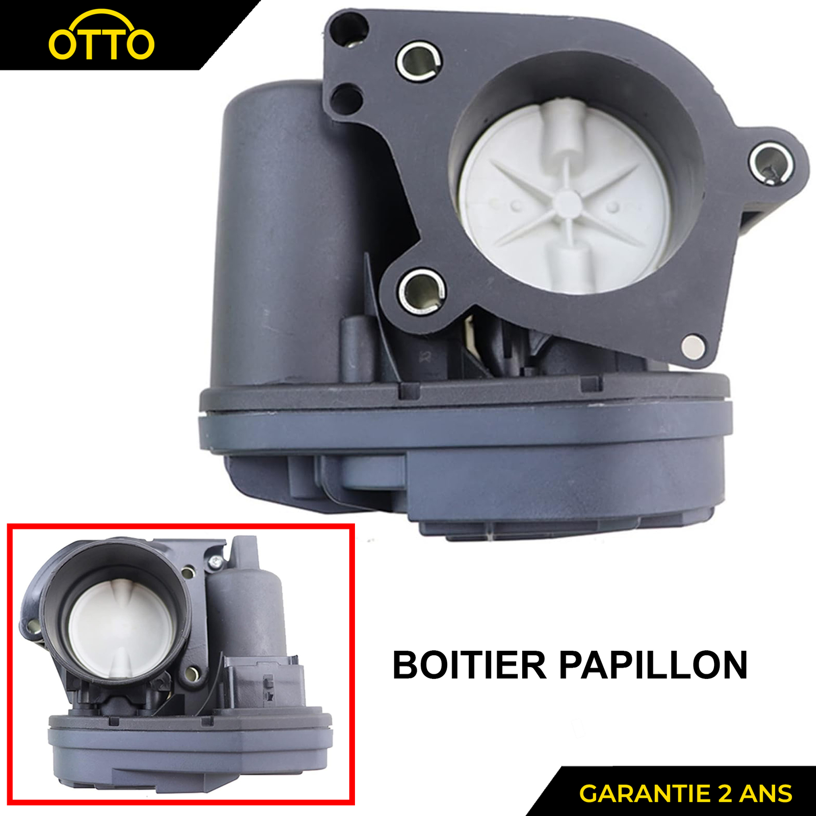 Boitier papillon 1635.Z8 pour moteurs Peugeot Citroën 2.0 HDI 9649510080