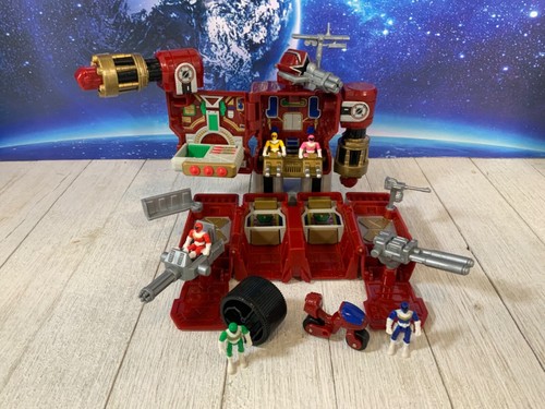Power Rangers COMPLETE ZEO Red Battlezord micro playset - Picture 6 of 6
