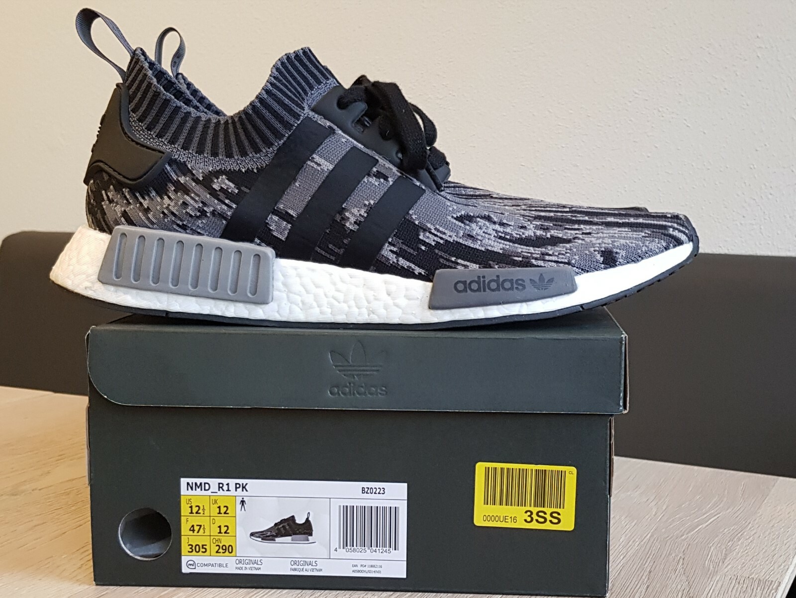 adidas nmd runner pk grau