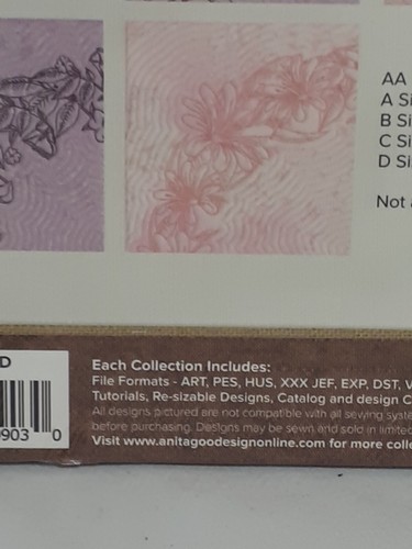 Floral Wreaths Anita Goodesign Embroidery Design Machine CD New & sealed - Picture 7 of 8