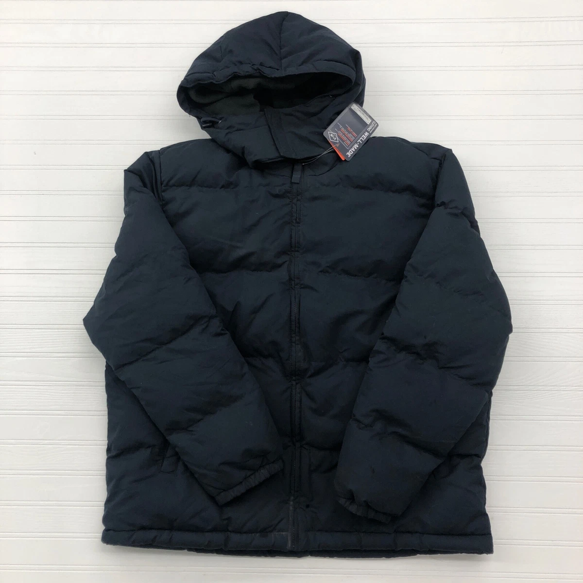 NEW WITH TAGS St. John s Bay Navy Blue WInter Puffer Jacket Adult