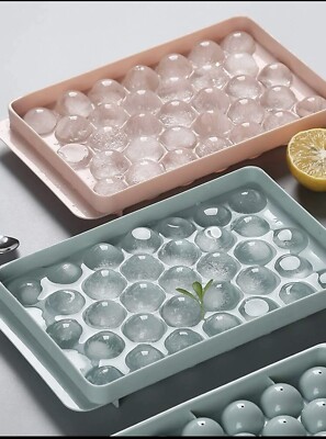 2pc Multi-grid Random Color Ice Ball Mold Ice Ball Molds Ice Cube Makers