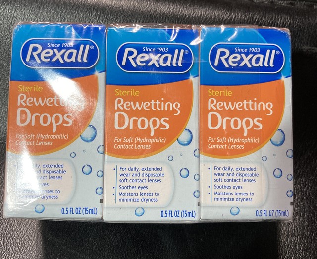 Rexall Sterile Rewetting Drops 0.5 Oz. Each for sale online eBay