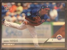 2018 Topps Now #OD-269 Jason Vargas New York Mets