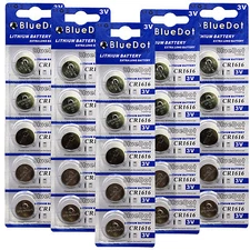 25 pc CR1616 CR-1616 ECR1616 DL1616 Lithium 3v Battery CR 1616 BlueDot ~ US Ship
