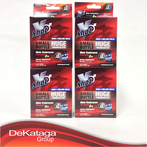 4 VSHOT MALE ENDURANCE 2Pack 1.8oz BOTTLES eBay