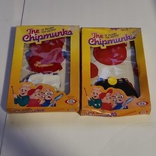The Chipmunks 10" Plush Toy Outfit Set Of 2 Vintage New 1983