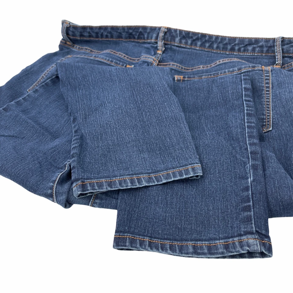 Pure Energy Jeans Plus Size 20 W Stretch Skinny Medium Denim Wash Womans 41X30 - Image 3 of 4