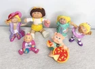 True Vintage Lot of 6 Cabbage Patch Kids Mini PVC Figures Figurines 1980's guc!