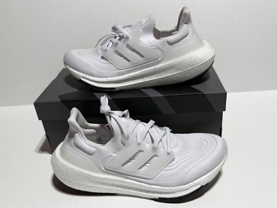 NEW Adidas Ultraboost Light  Triple White  Running Sneakers GY9350 Men s