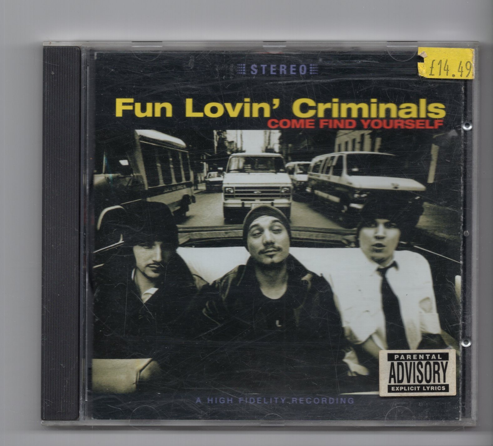 (JJ338) Fun Lovin' Criminals, Come Find Yourself - 1996 CD