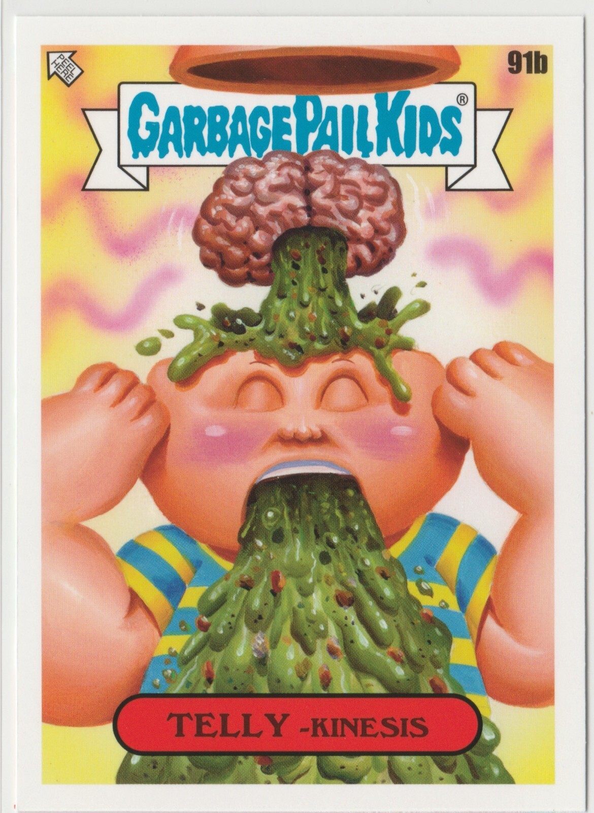 Telly-kinesis #91b Garbage Pail Kids GPK 2023 Intergoolactic Mayhem Trading Card
