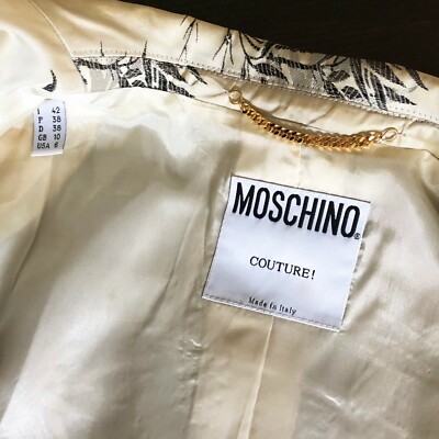 MOSCHINO COUTURE! blazer w/ Love is all there is Now is MOSCHINO COUTURE! blazer w/ Love is all there is Now is