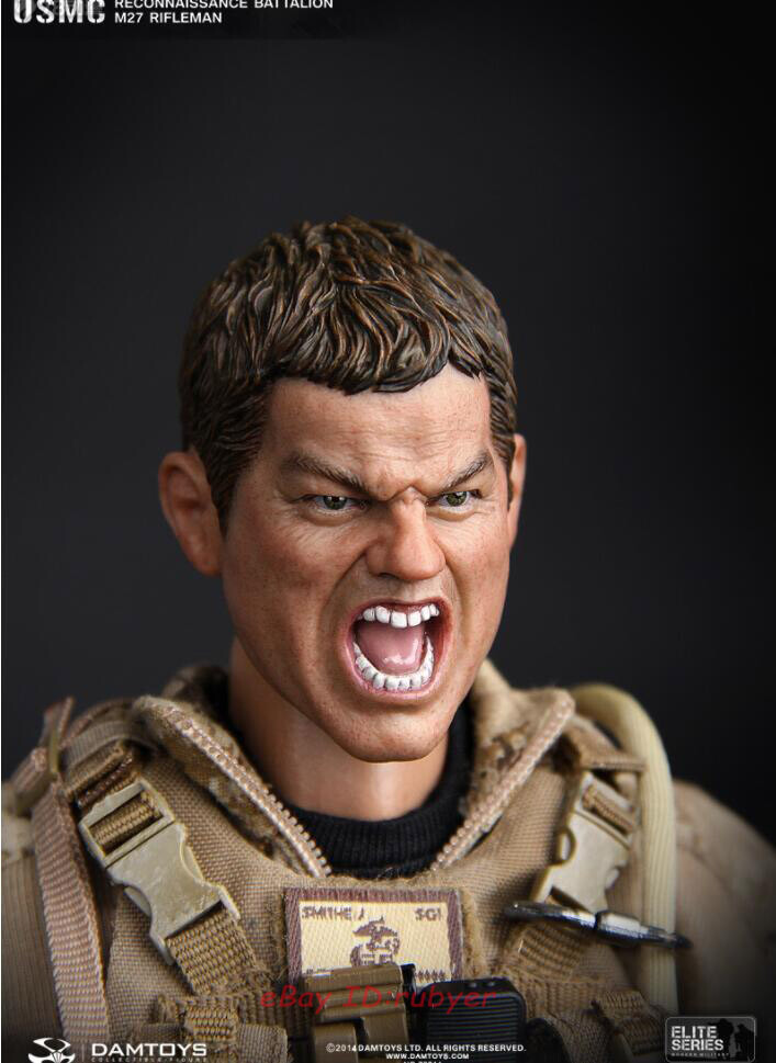 Damtoys 78014 USMC RECONNAISSANCE BATTALION M27 RIFLEMAN 1/6