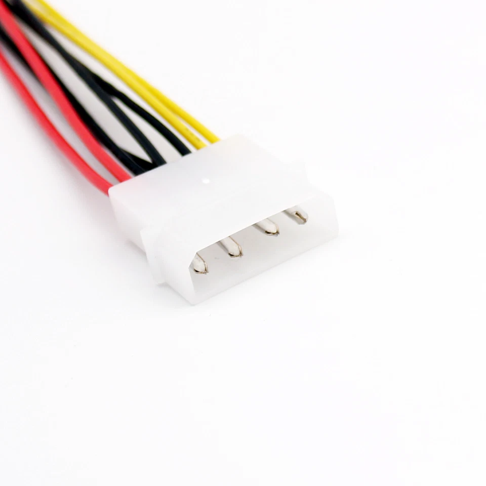 1pcs 4-Pin MOLEX PC Power Splitter Adapter Y Cable for Floppy Drive FDD - Image 2 of 4