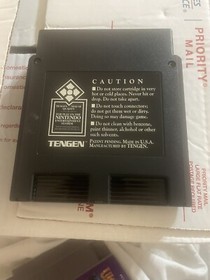 Gauntlet Tengen Black Cartridge NES Nintendo Entertainment System, 1987